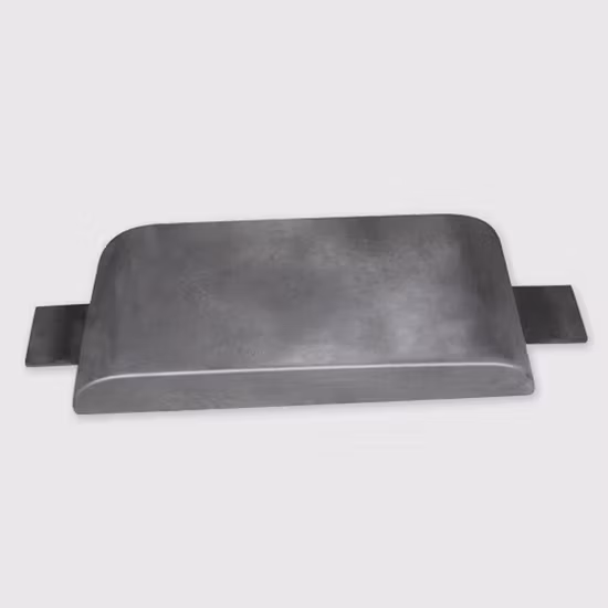 Ânodo de fundição sob pressão de alumínio e zinco Ânodo de alumínio fundido para proteção do motor do barco Hongda